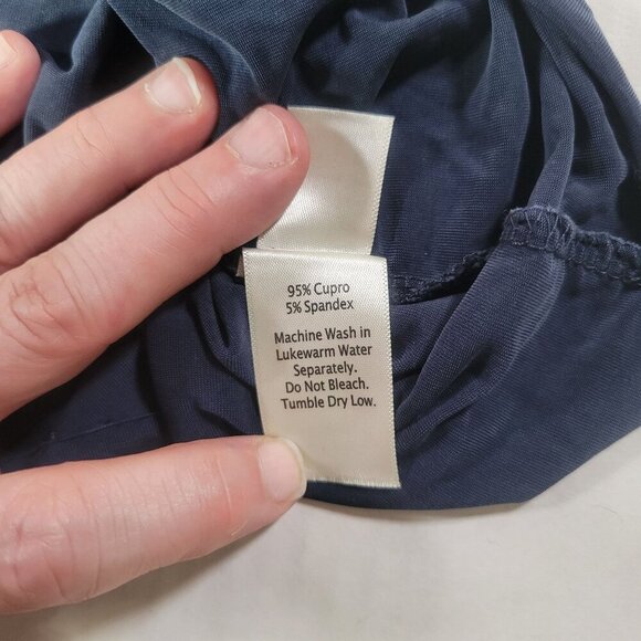 Ecru Women Navy Professional Casual Sleeveless Tank Tunic Blouse Size S - Picture 3 of 6